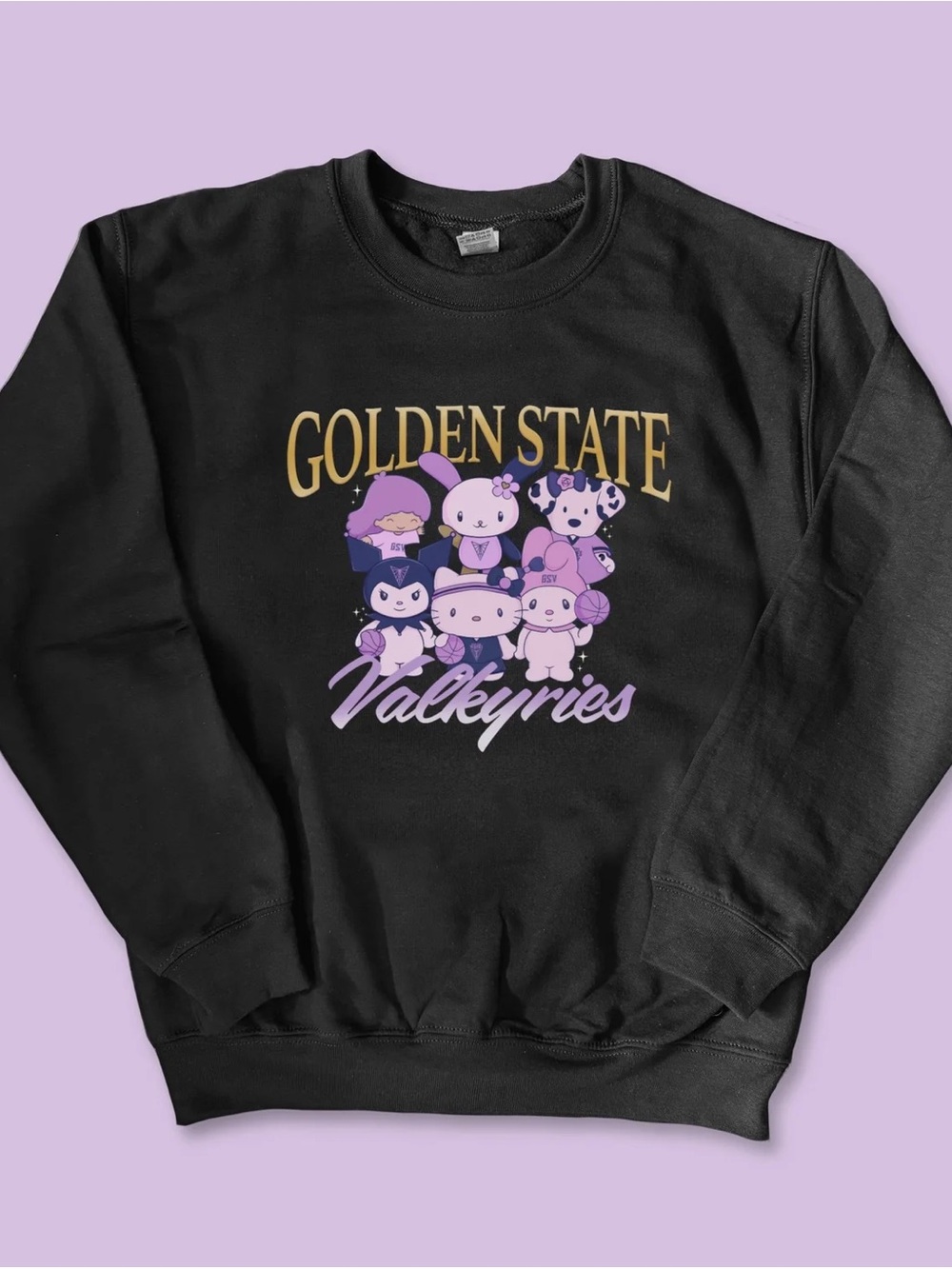 Golden State Valkyries with Sanrio Characters